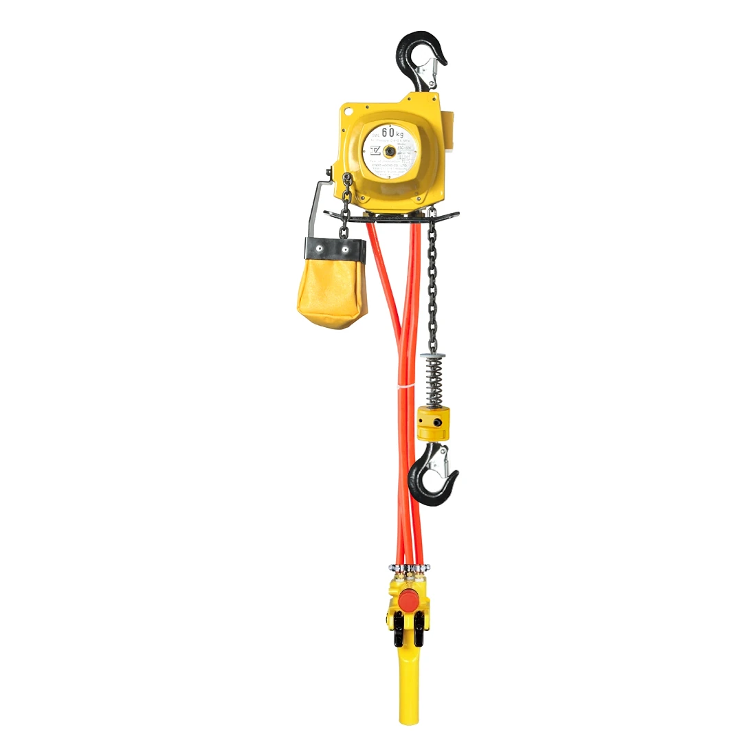 ENDO Palan pneumatique à chaîne ATEX (série AT) 60/125 kg